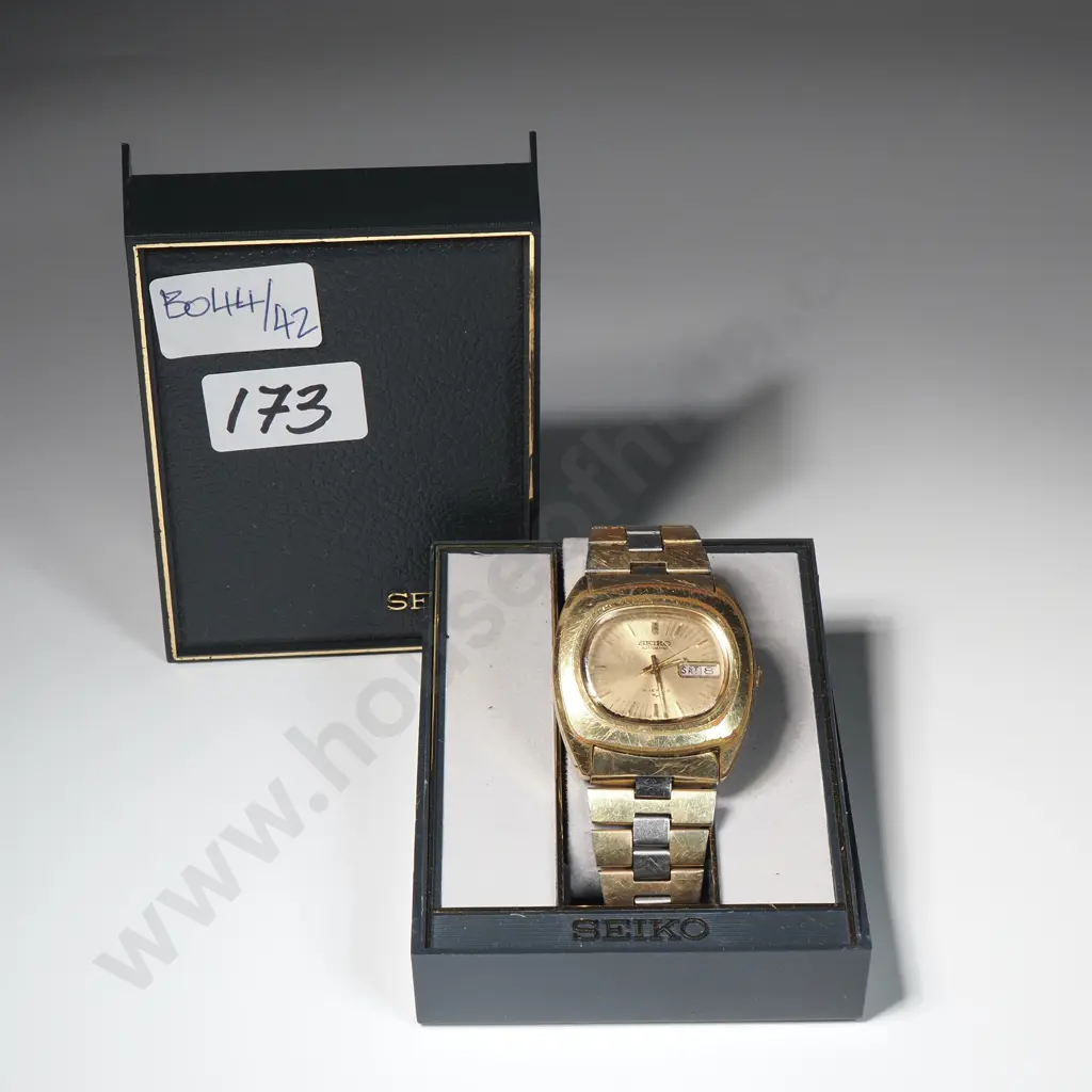 Cased Seiko Automatic Wristwatch Image 1++
