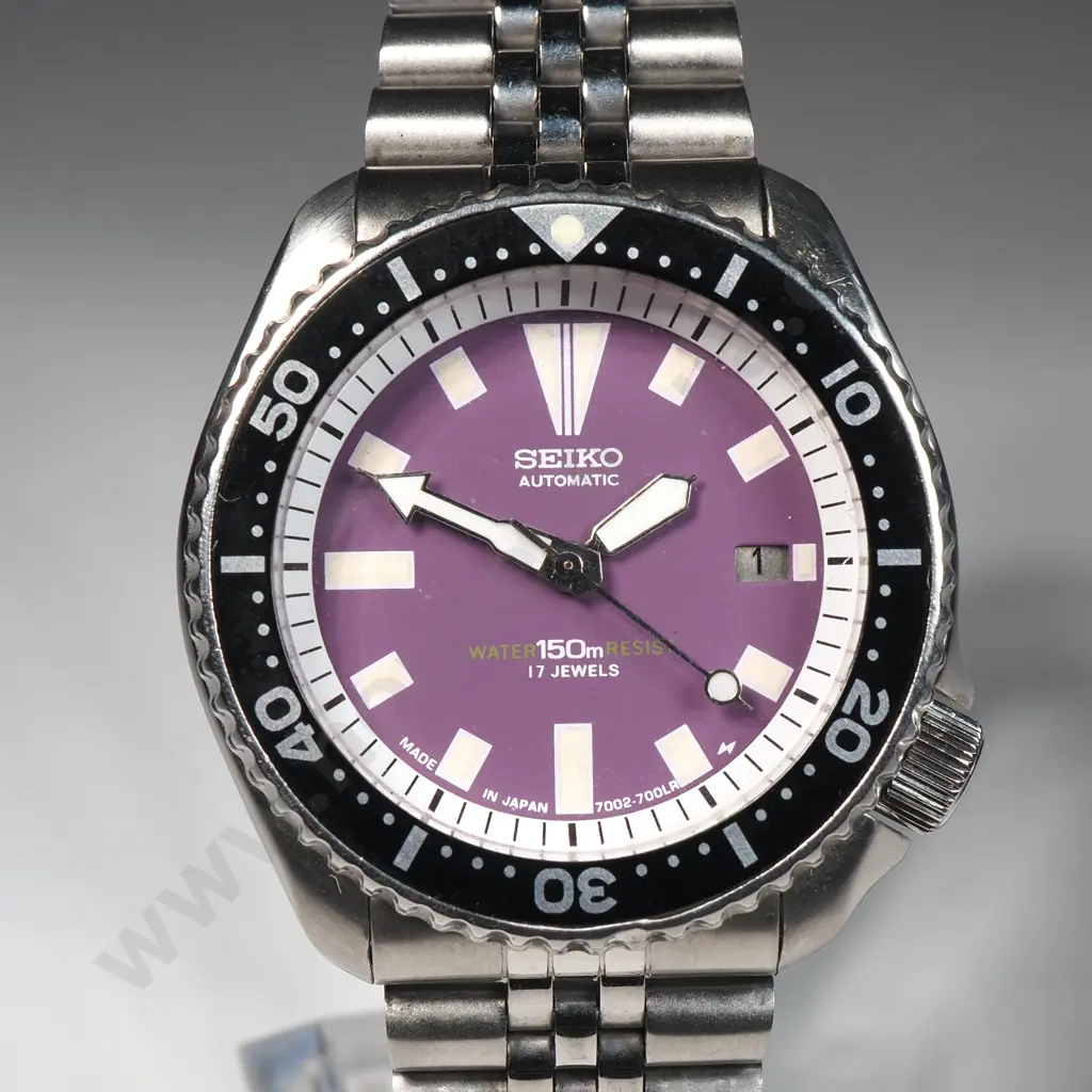 Vintage Purple Dial Seiko Automatic Wristwatch Image 1++