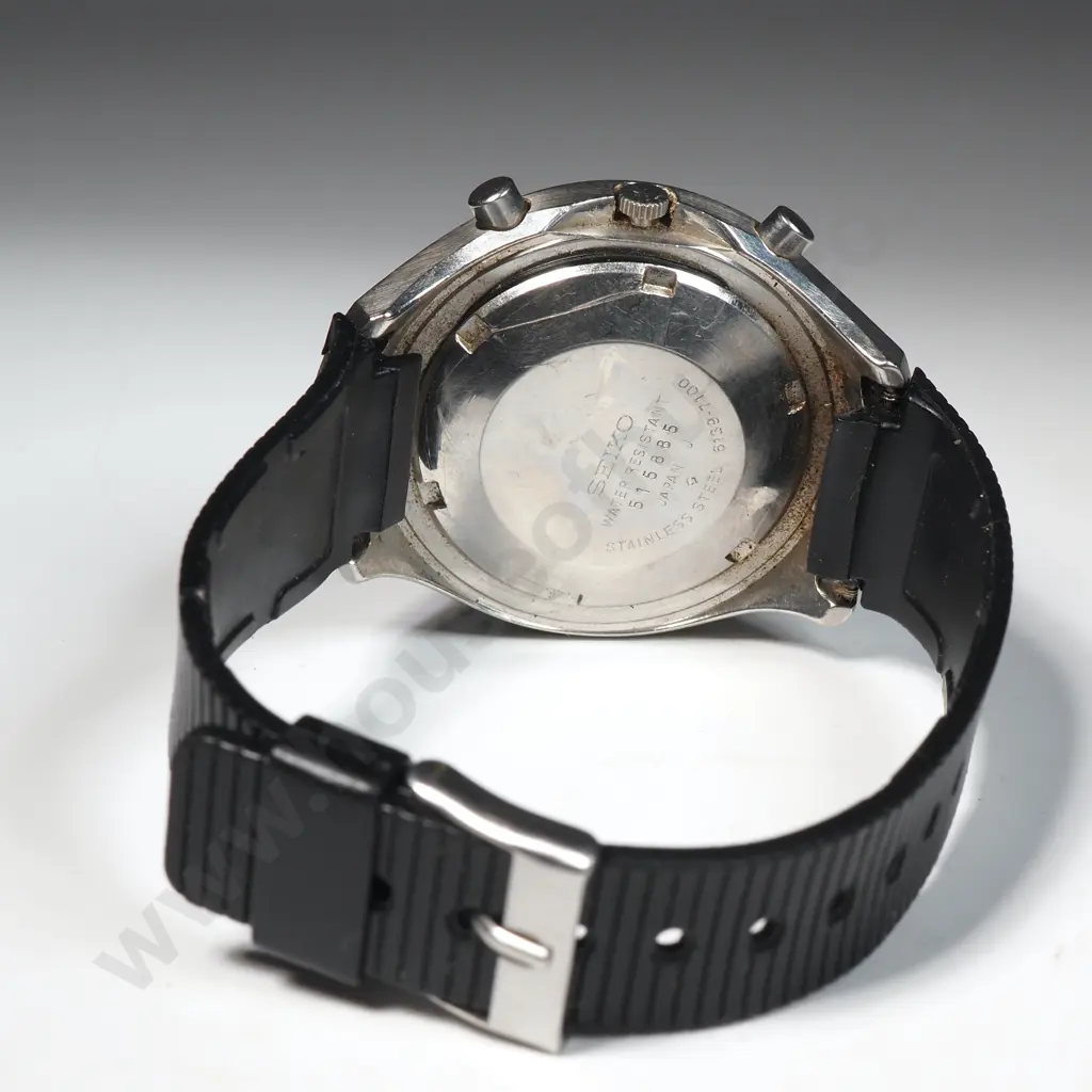 Vintage Seiko Chronograph Automatic Wristwatch Image 1++