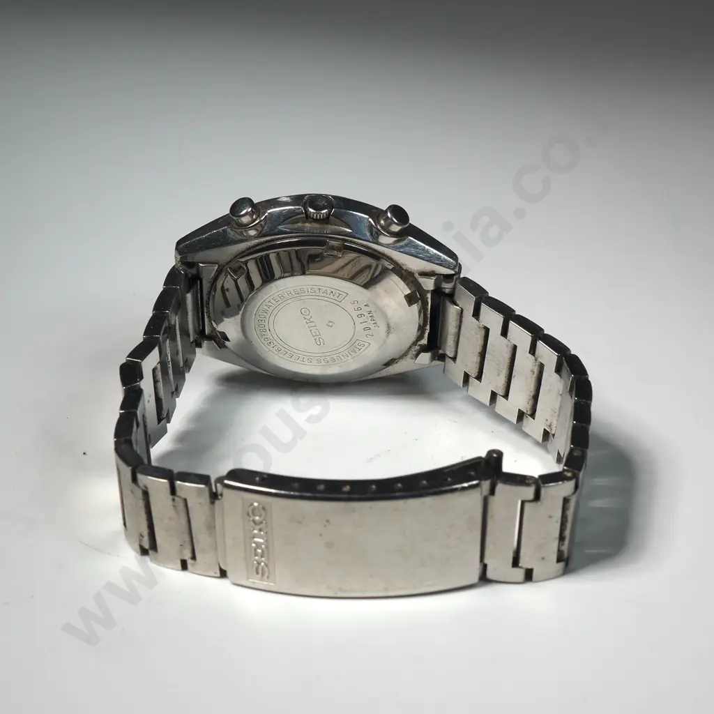 Vintage Gents Seiko Chronograph Automatic Wristwatch Image 1++