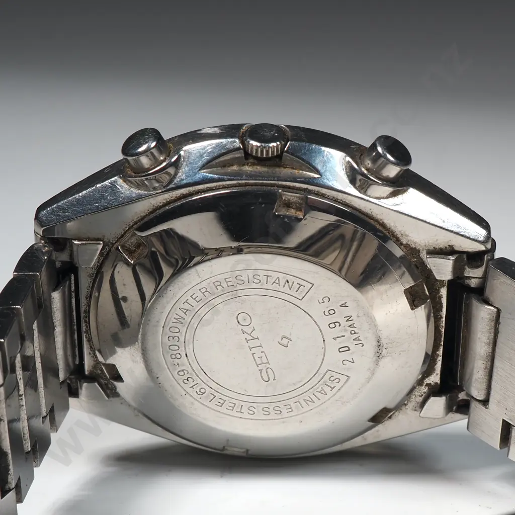 Vintage Gents Seiko Chronograph Automatic Wristwatch Image 1++