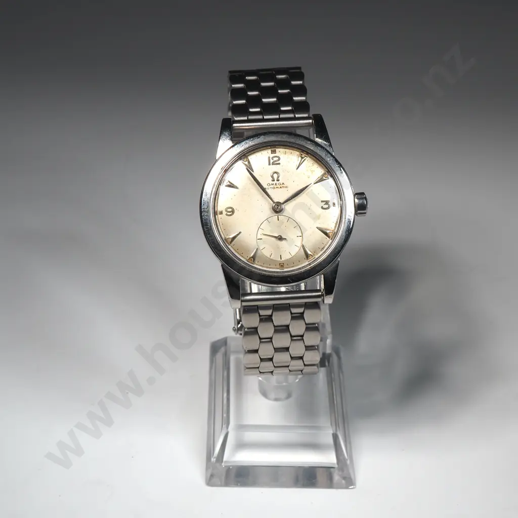 Vintage Gents Stainless Steel Omega Automatic Wristwatch Image 1++