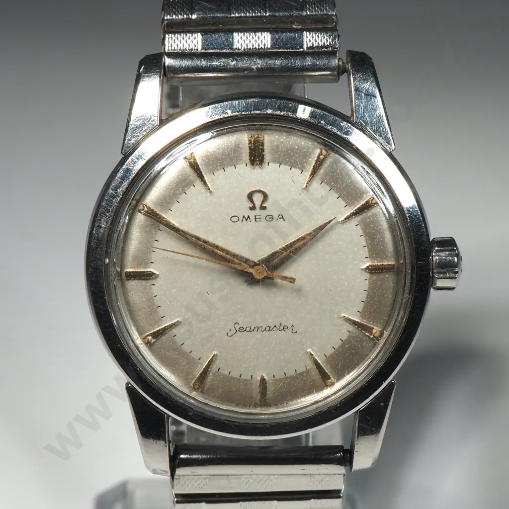 Vintage Gents Omega Manual Wind Seamaster Wristwatch Image 1++