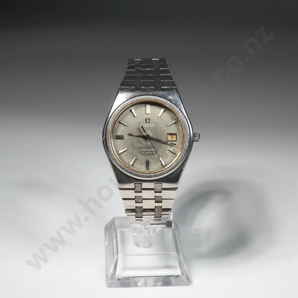 Vintage Gents Omega Seamaster Quartz A/F Image 1++