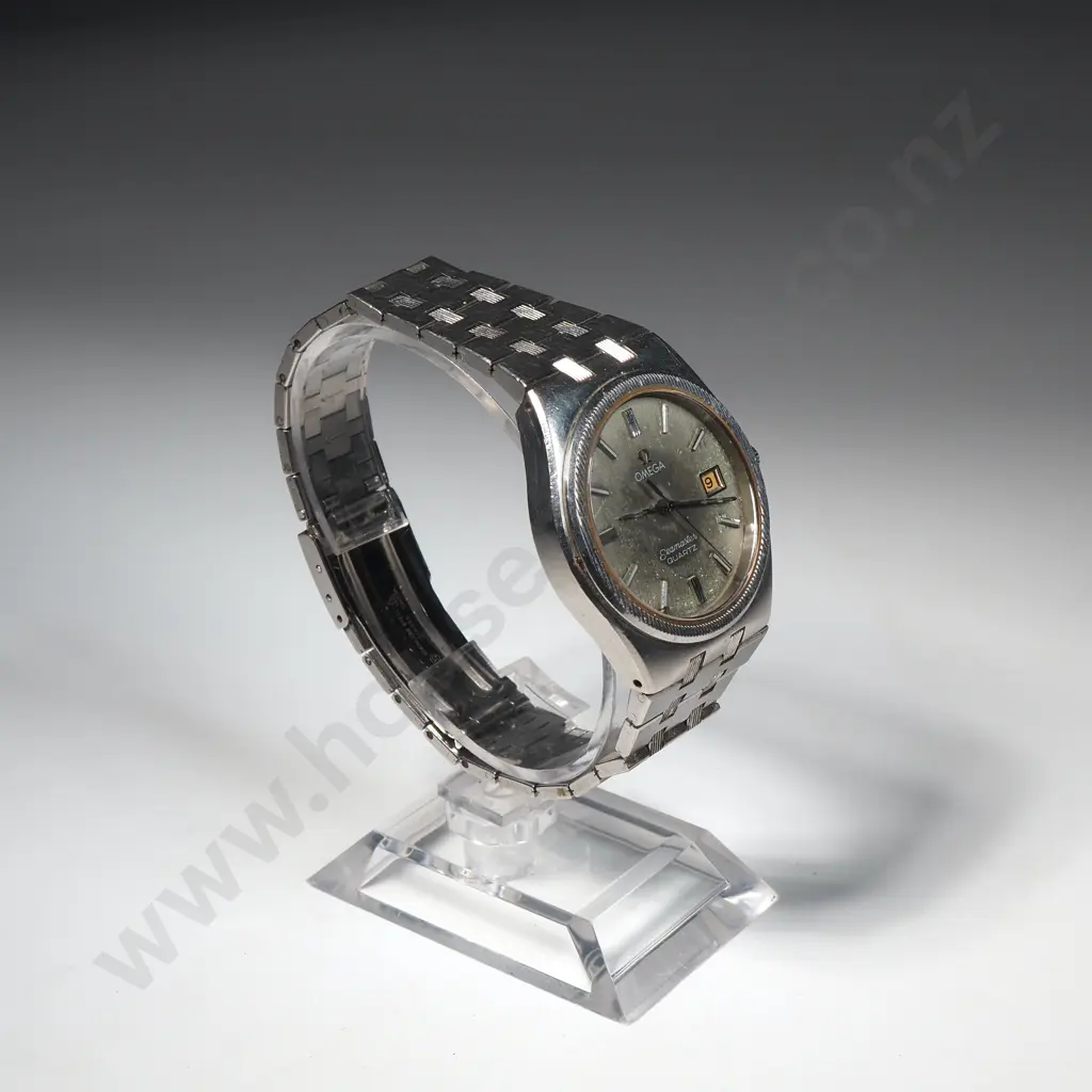Vintage Gents Omega Seamaster Quartz A/F Image 1++