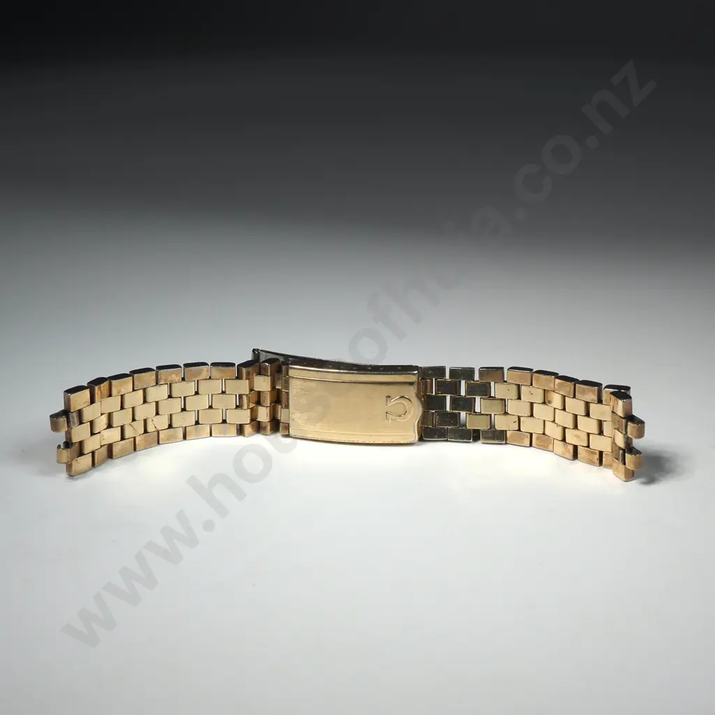 Vintage 1040 Omega Gold Plated Wristwatch Bracelet Image 1++