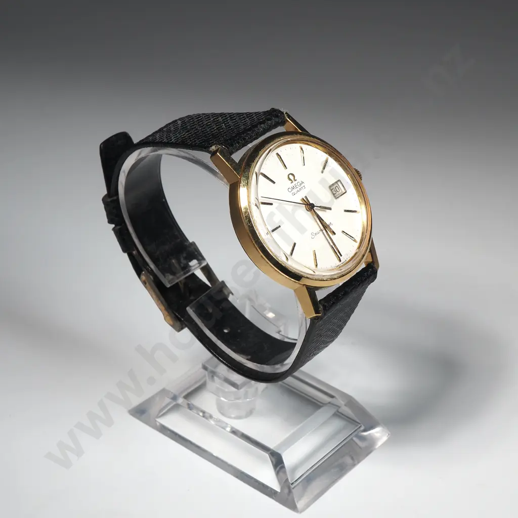 Vintage Gents Omega Seamaster Quartz A/F Image 1++