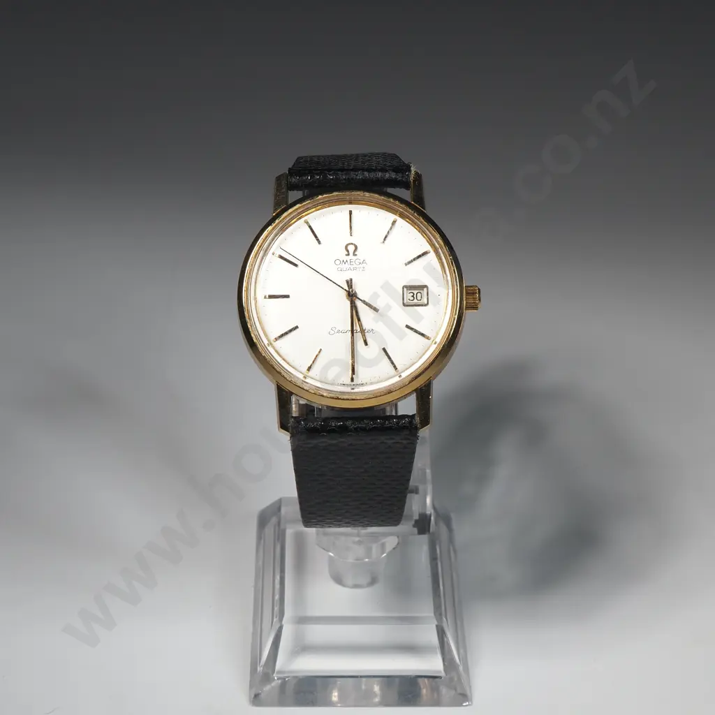 Vintage Gents Omega Seamaster Quartz A/F Image 1++