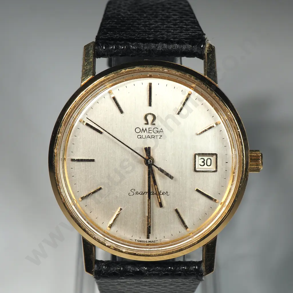 Vintage Gents Omega Seamaster Quartz A/F Image 1++