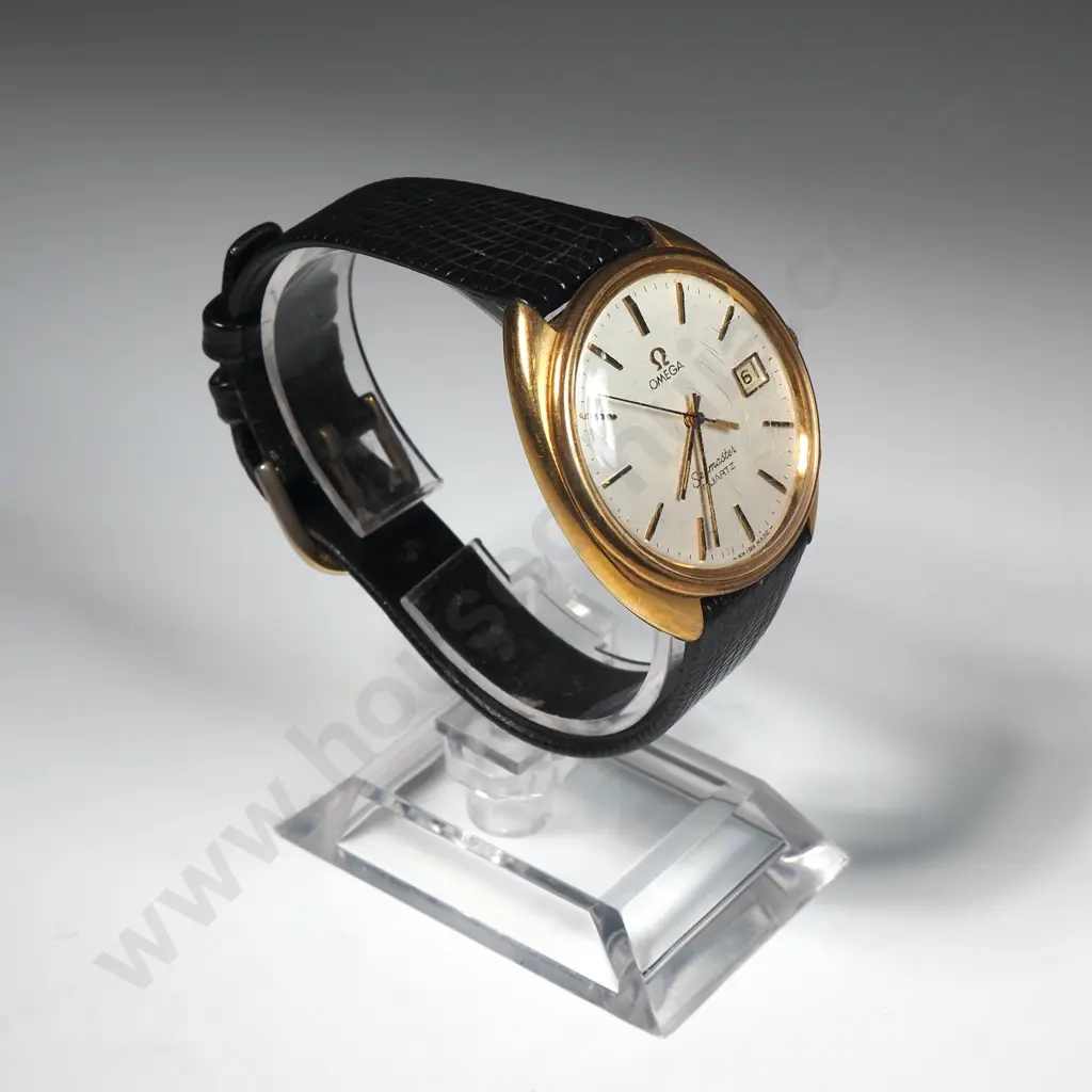 Vintage Gents Omega Seamaster Quartz A/F Image 1++