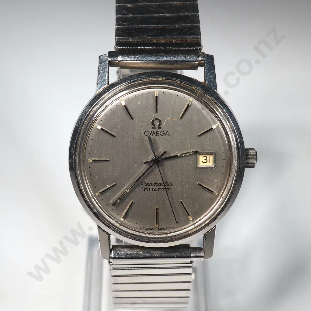 Vintage Gents Omega Seamaster Quartz A/F Image 1++
