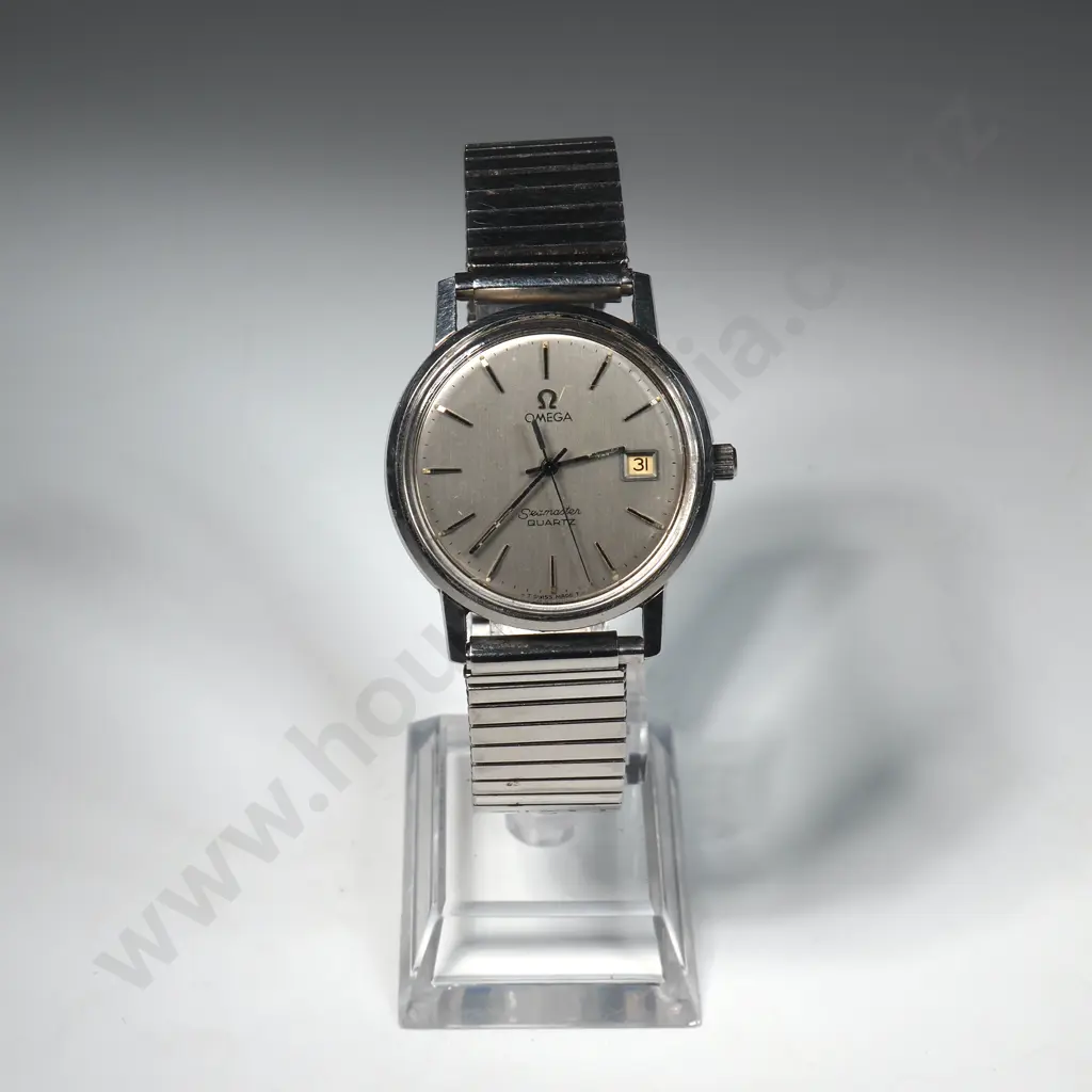 Vintage Gents Omega Seamaster Quartz A/F Image 1++