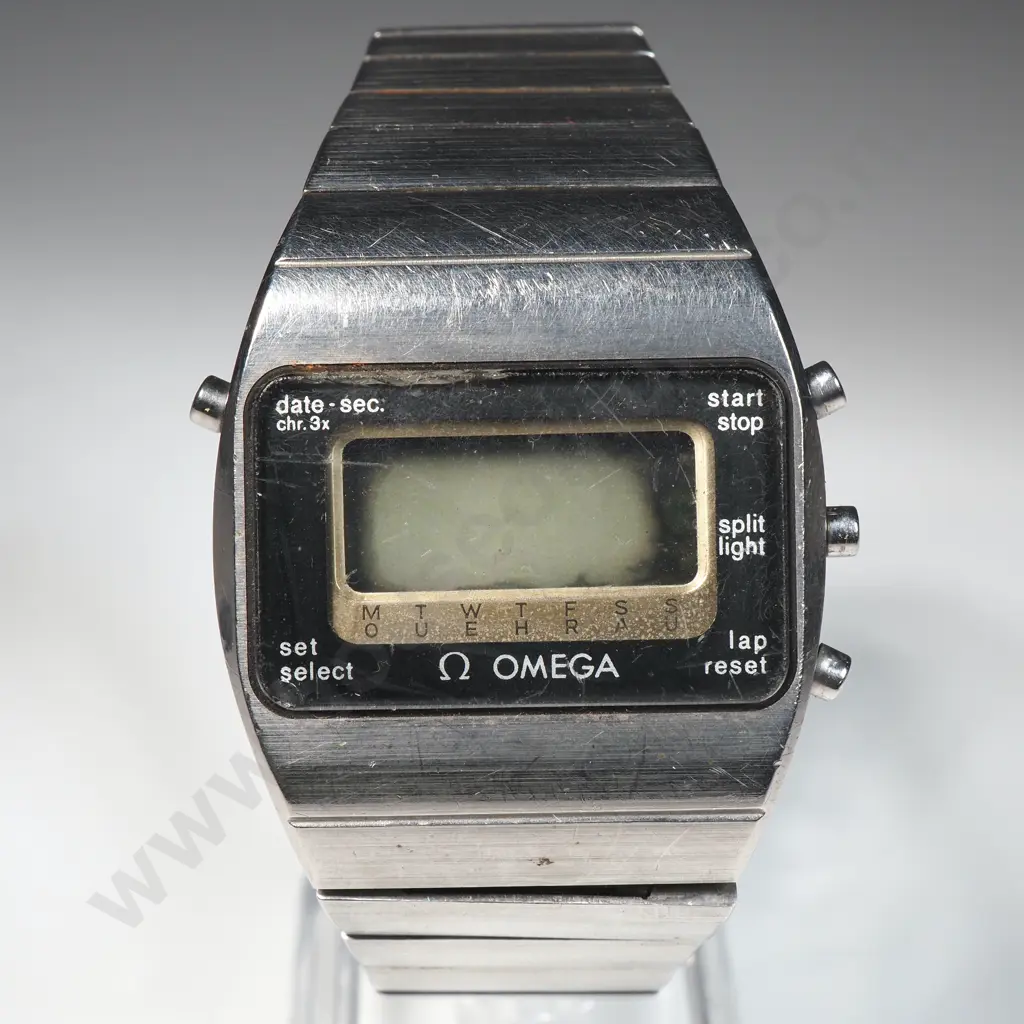 Vintage Gents Omega Digital Wristwatch A/F Image 1++