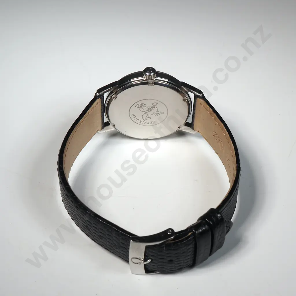 Vintage Omega Seamaster 600 Watch w Black Leather Strap Image 1++