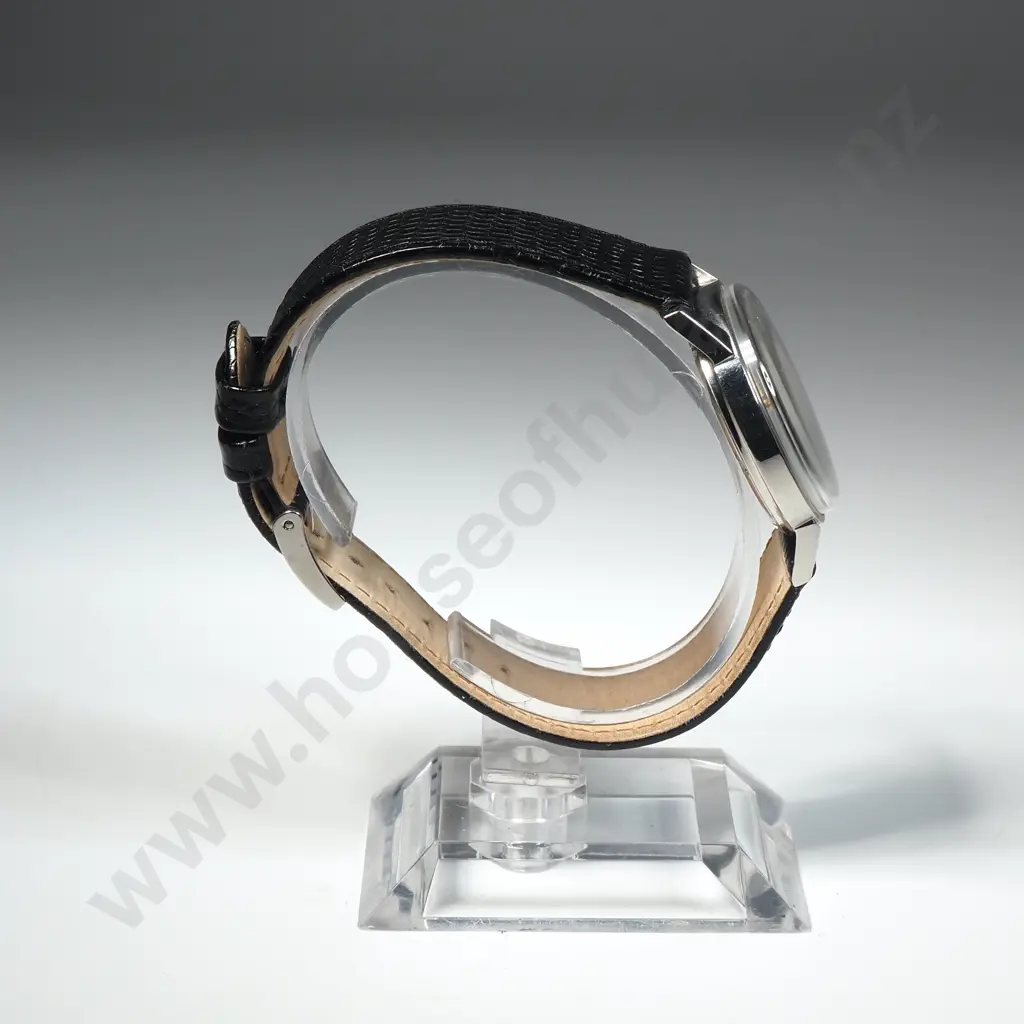 Vintage Omega Seamaster 600 Watch w Black Leather Strap Image 1++