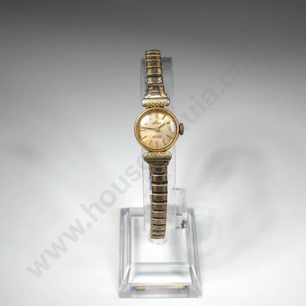 Vintage Ladies Rolled Gold Omega Deville Wristwatch Image 1++
