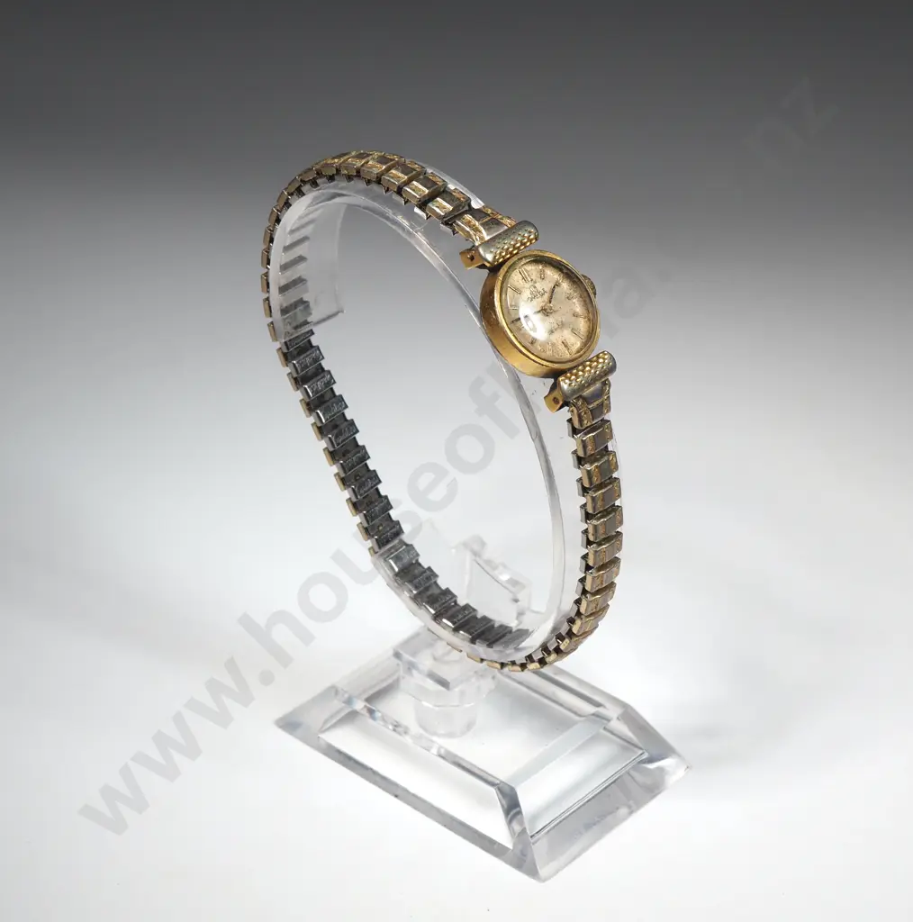 Vintage Ladies Rolled Gold Omega Deville Wristwatch Image 1++