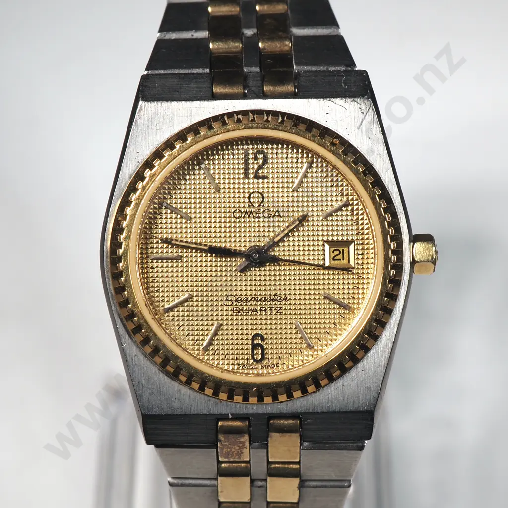 Vintage Ladies Omega Seamaster Quartz Wristwatch Image 1++