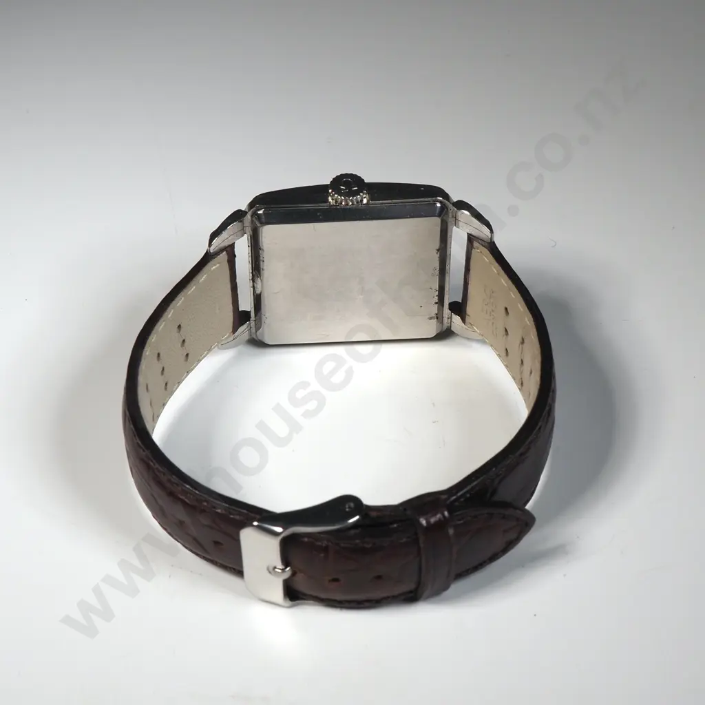 Extremely Scarce Omega Bumper 342 "Cioccolatone" Circa 1950 Stainless Steel Gents Wristwatch Image 1++