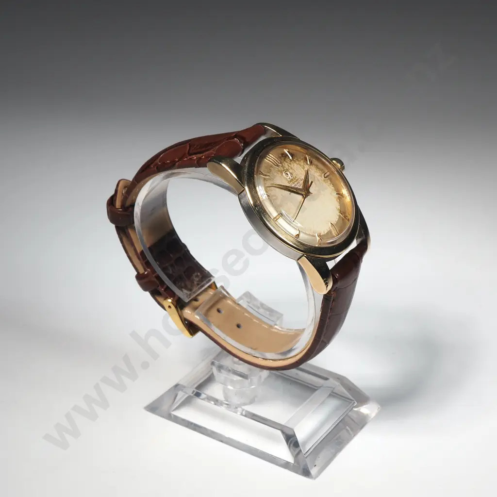 Scarce Rolled Gold Omega Bumper Chronometer Ref 2577 w 352RG Movement Image 1++