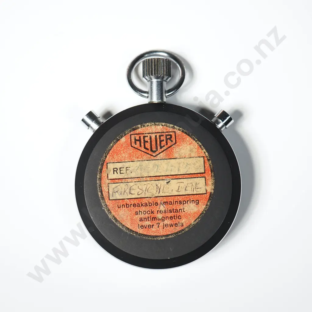 Vintage Heuer Split Second Stop Watch in Original Box - Excellent Image 1++