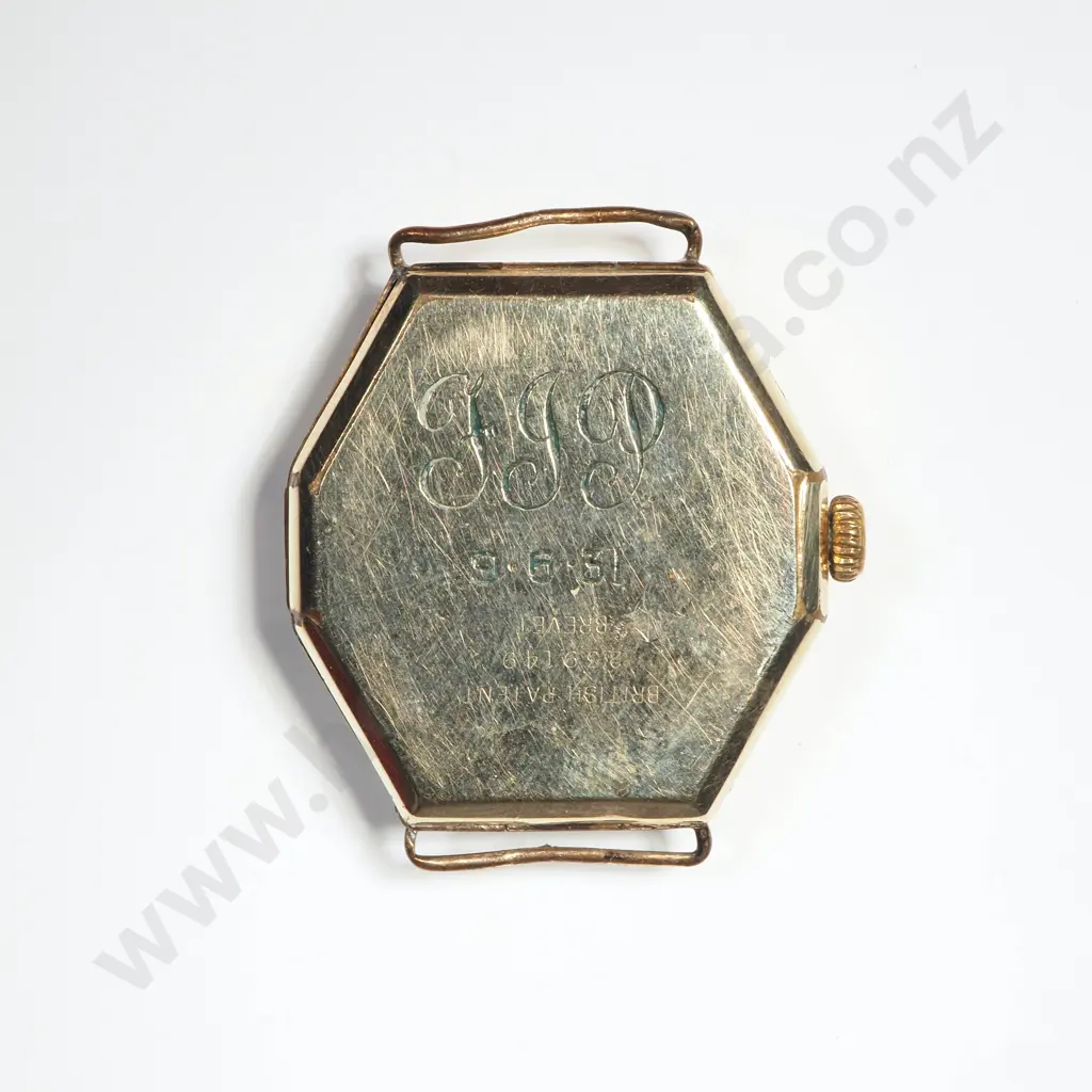 1930's Rolled Gold Rolex Wrist Watch w New Zealand Retailers Mark - Scarce Image 1++