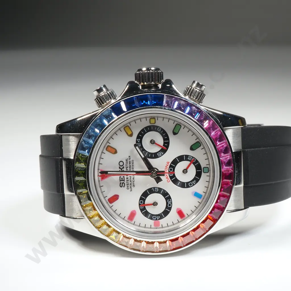 Seiko Rainbow Daytona Homage Wristwatch Image 1++