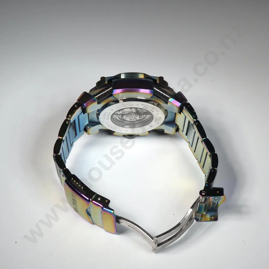 Invicta S1 Rally Iridescent Auto Watch w Case Image 1++