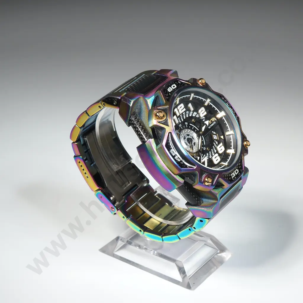 Invicta S1 Rally Iridescent Auto Watch w Case Image 1++