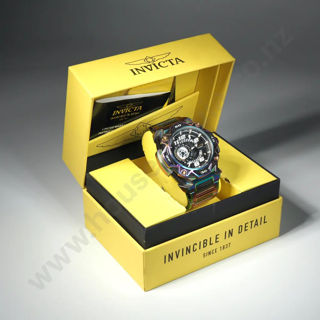 Invicta S1 Rally Iridescent Auto Watch w Case Image 1++