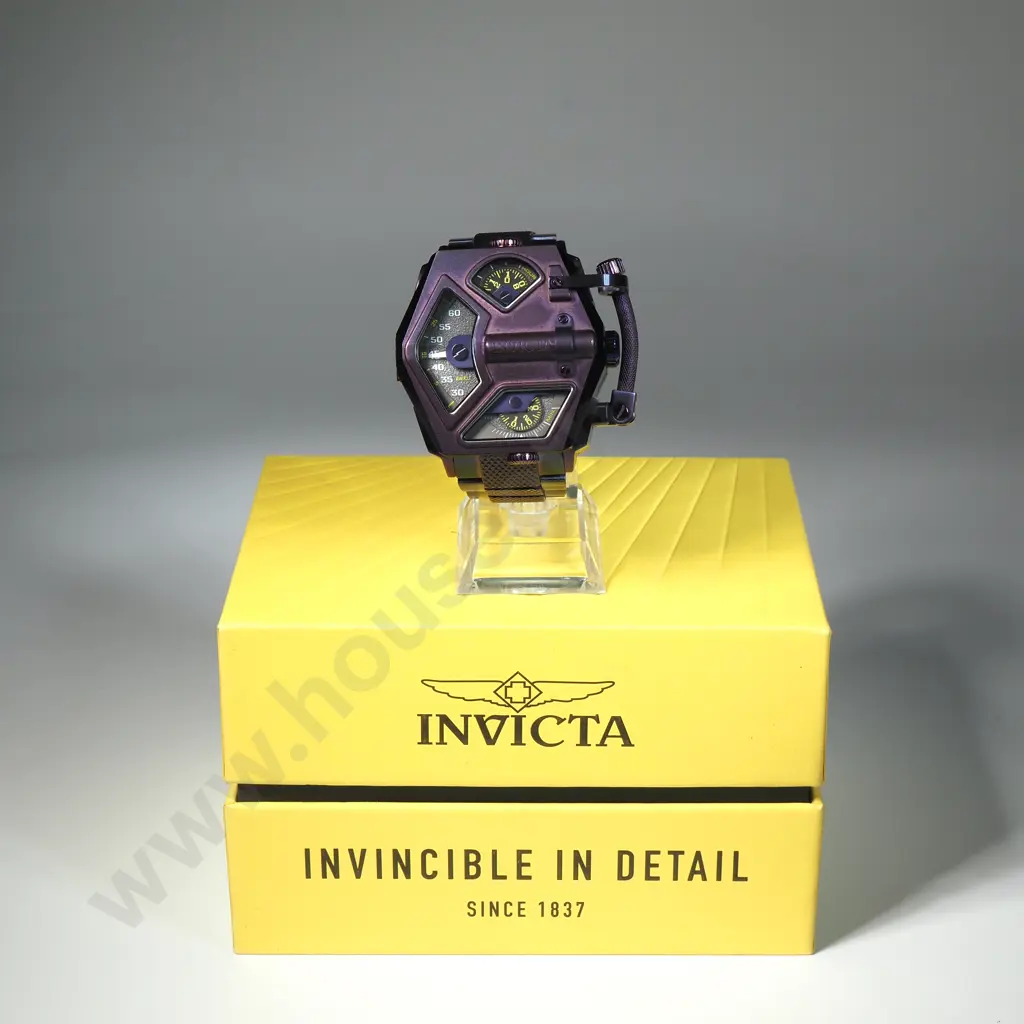 Invicta Akula Dual Time Manual Wind & Quartz Watch Image 1++