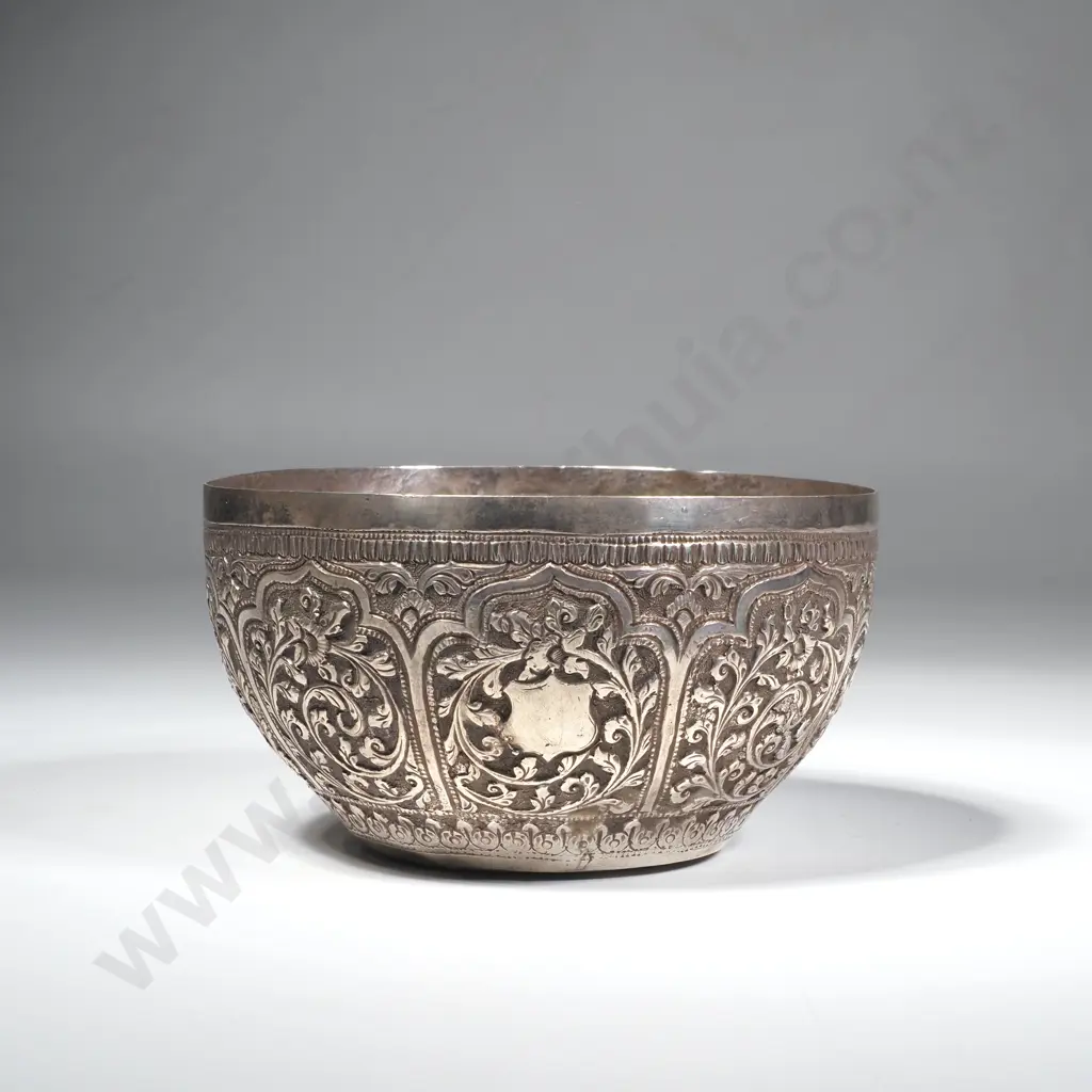 Indian Sterling Silver BHUJ Sugar Bowl Image 1++