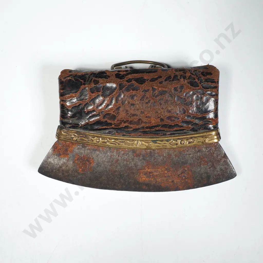 Nineteenth Ancient Chinese or Tibetan Tinder Flint Pouch, Known a a Chuckmuck or Mechag Image 1++