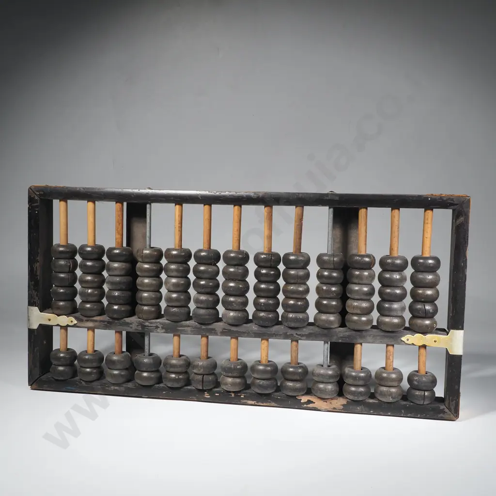 Vintage Chinese Wooden Abacus Image 1++