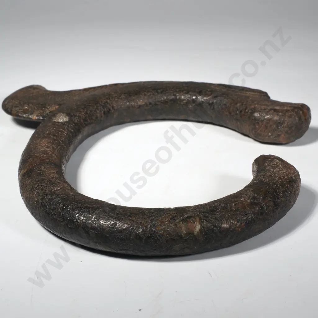 Neolithic Style Artifact ' Pig Dragon' w Curled Hook Shaped Body w Stylized Dragon Image 1++