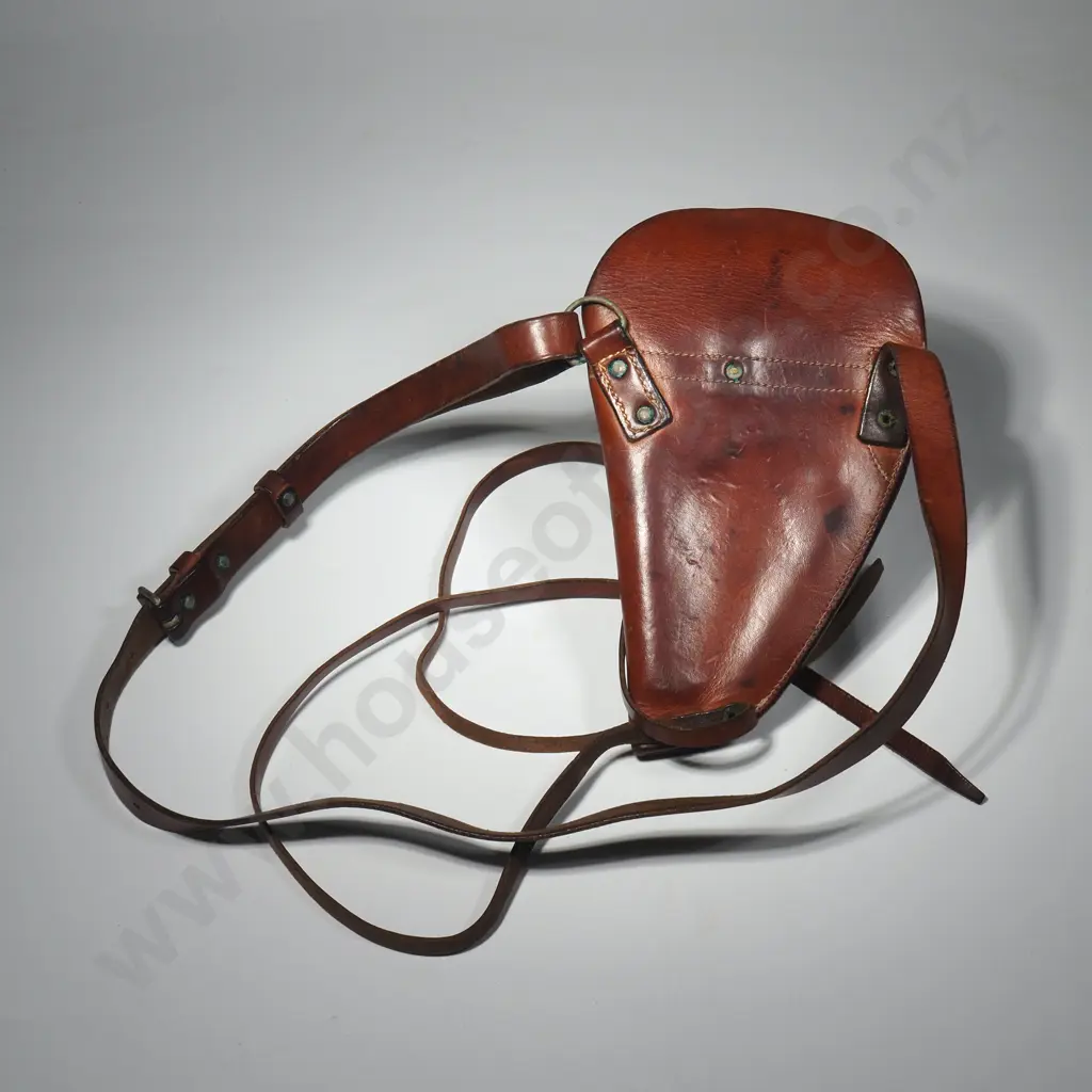 Vintage European Automatic Pistol Shoulder Holster w Mag Pouch Image 1++