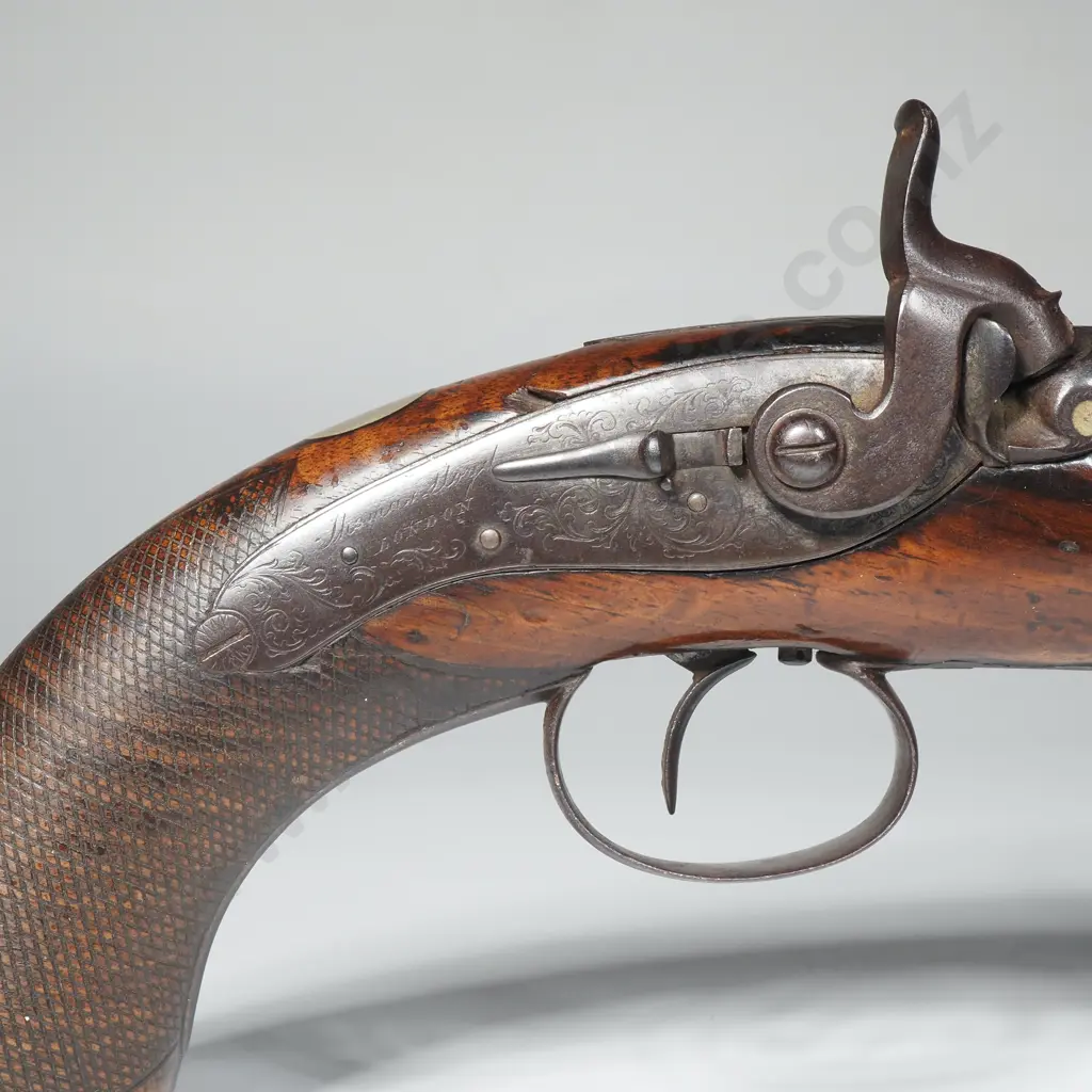 Antique Thomas Lloyd London Percussion Pistol Image 1++
