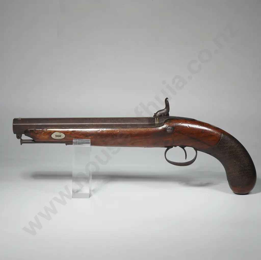 Antique Thomas Lloyd London Percussion Pistol Image 1++