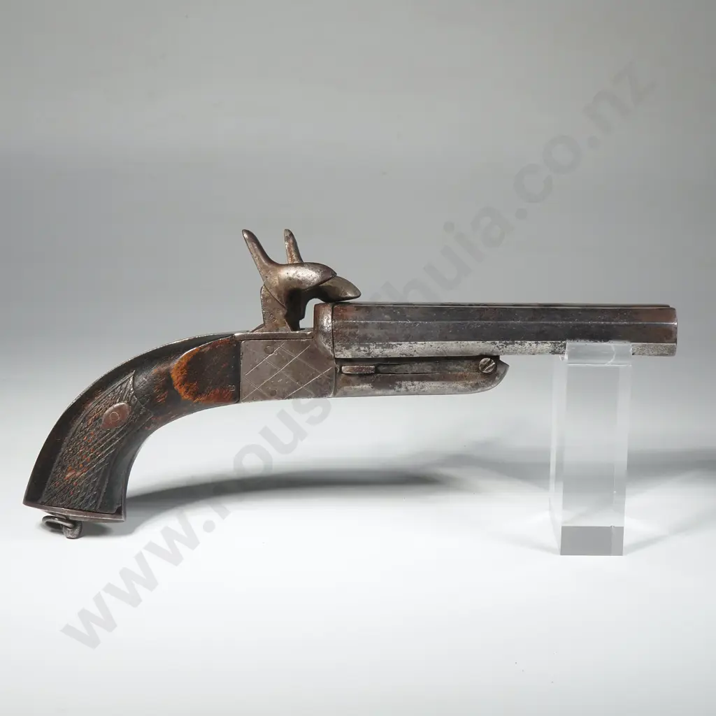 15mm Antique Double Barrel Pin Fire Pistol  Image 1++