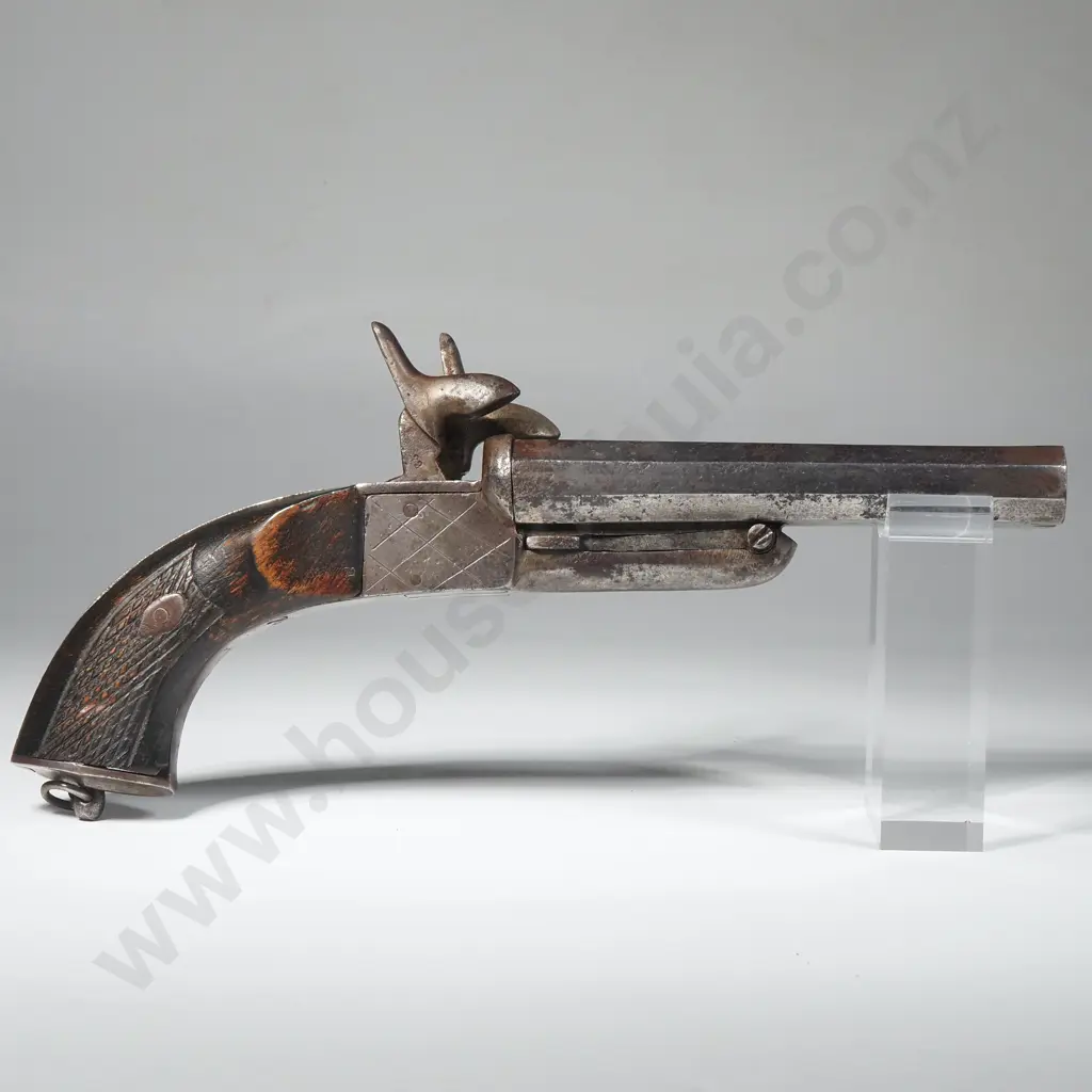 15mm Antique Double Barrel Pin Fire Pistol  Image 1++