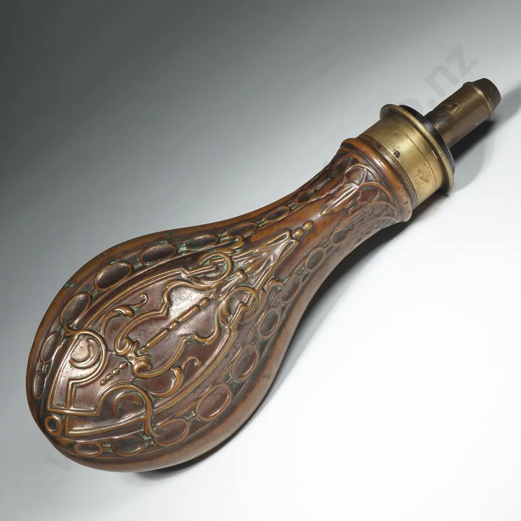 Antique Gun Powder Flask a/f Image 1++
