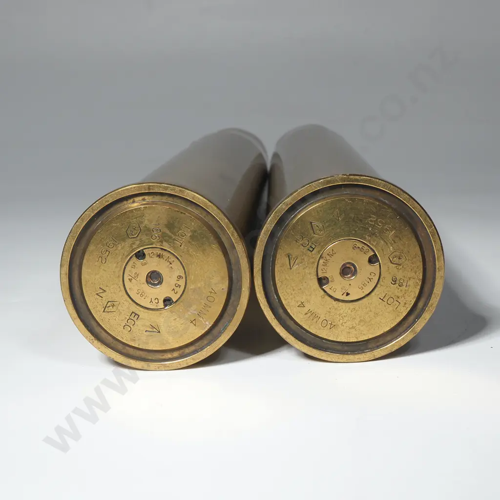 Pair of 1952 40mm Shells Image 1++