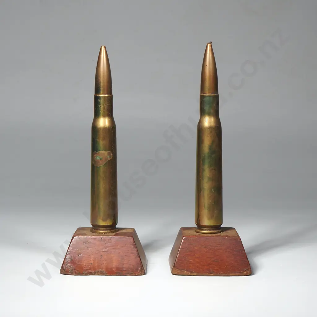 Two Mounted .50 Cal Bullets Image 1++