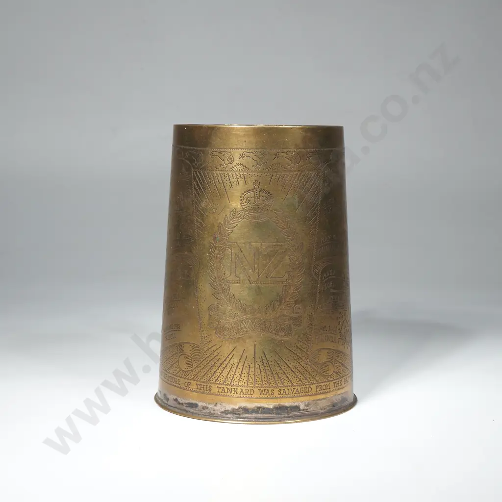 WW2 Trench Art Beer Jug - RSA Fundraiser  Image 1++
