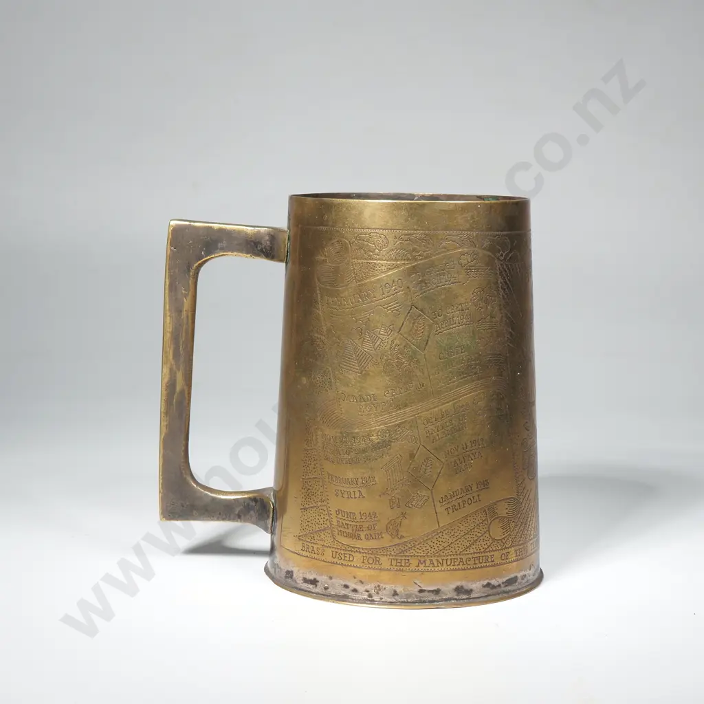 WW2 Trench Art Beer Jug - RSA Fundraiser  Image 1++