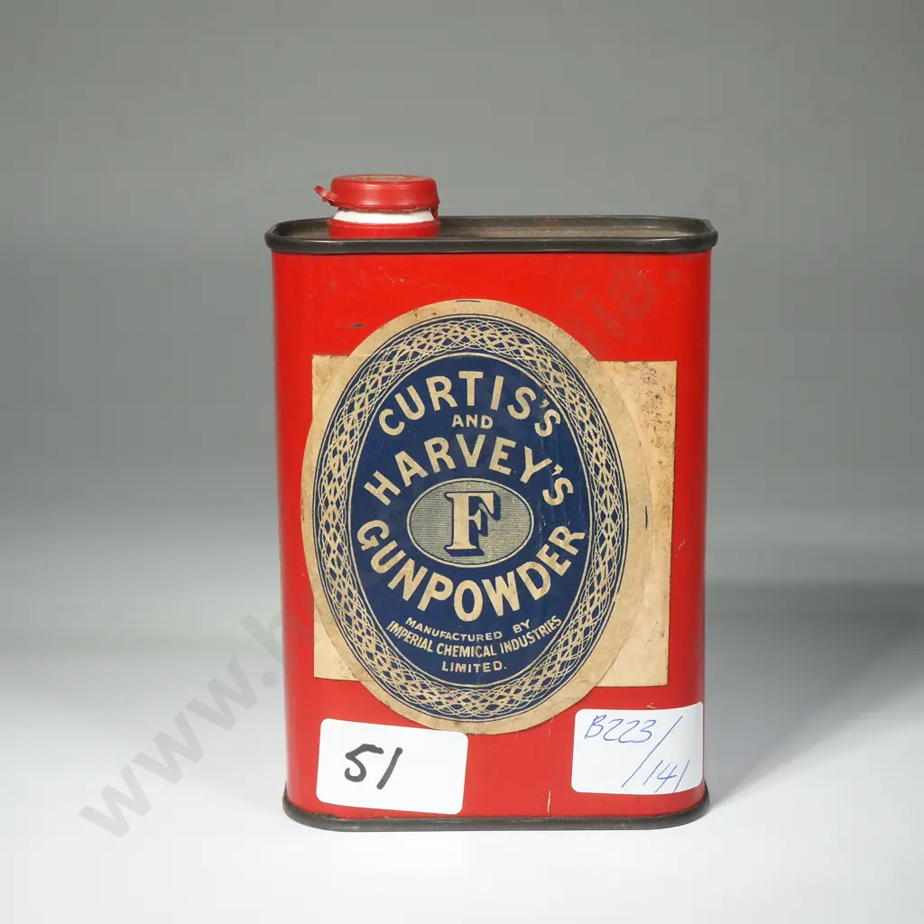 Curtis's & Harvey's Gunpowder Cannister Image 1++