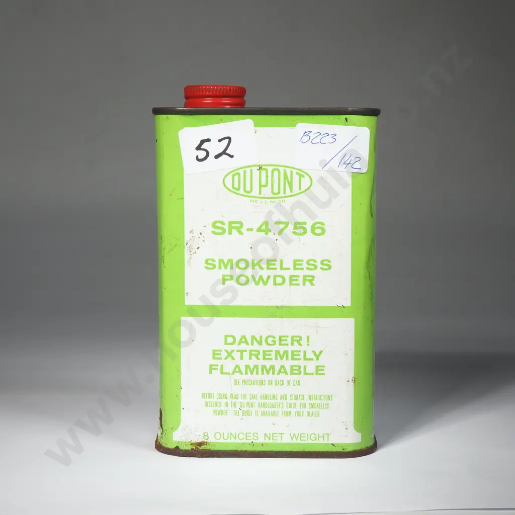 Du Pont Smokeless Powder Cannister Image 1++