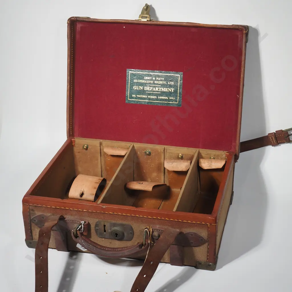 Antique Army & Navy Store Ammunition Suitcase Image 1++