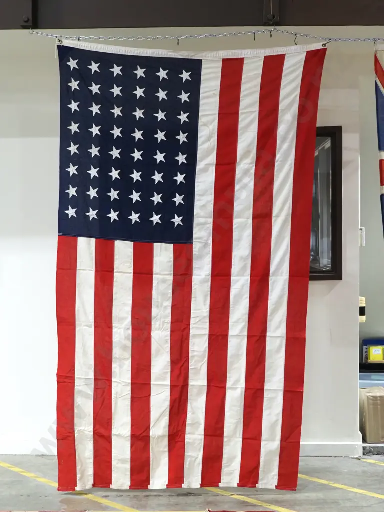 WWII Period American Flag - 48 Stars Image 1++