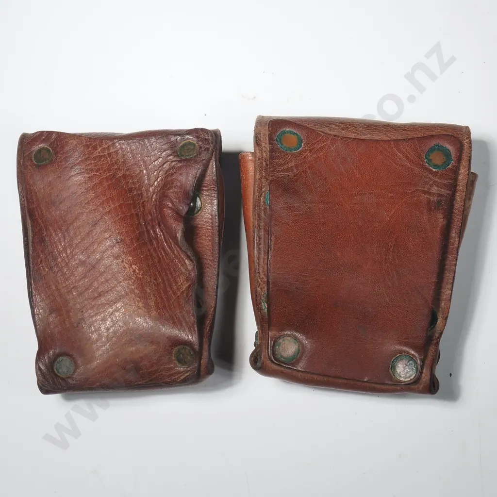 Two WW1 Ammo Pouches - 1905 Pat Type 1 Mounted Rifles Image 1++
